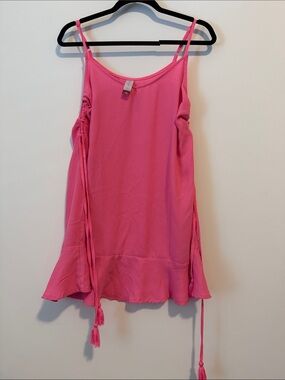 No Boundaries Hot Pink Spaghetti Strap Dress